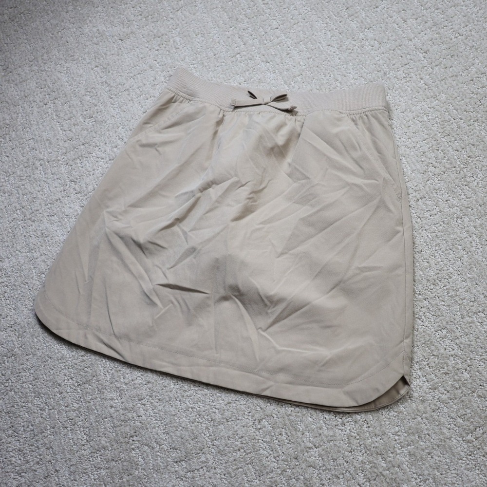 Cat & Jack Girls Khaki School Uniform Skort Size L 10/12 Tan Skirt with Shorts